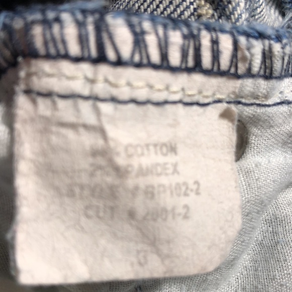 Twentyone 21 Blue Jean shorts with five pockets - Picture 3 of 3